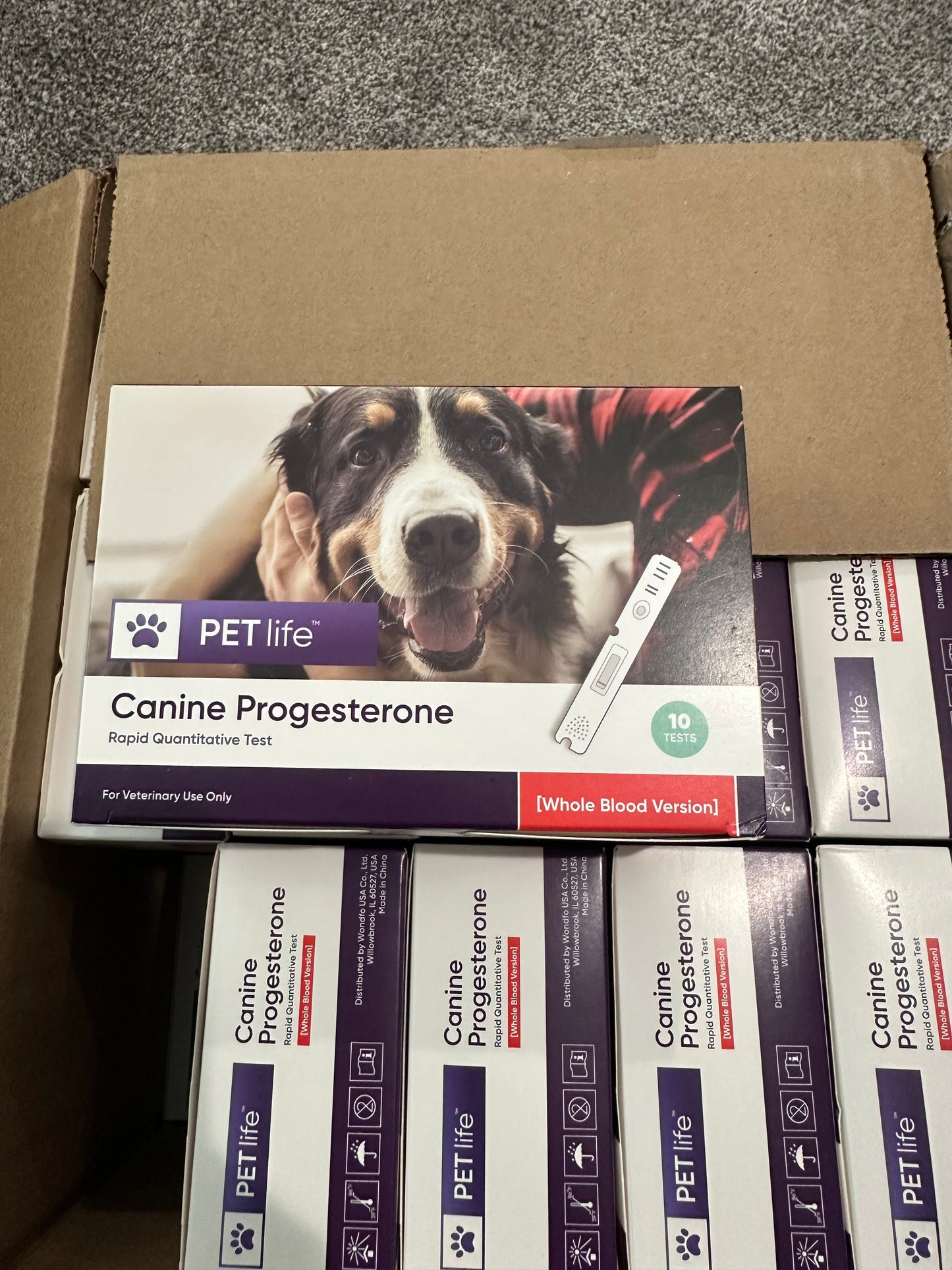 7 - Progesterone Whole Blood or Serum/Plasma Tests 10 pack