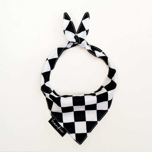 Checkmate Dog Bandana – Hankie Series