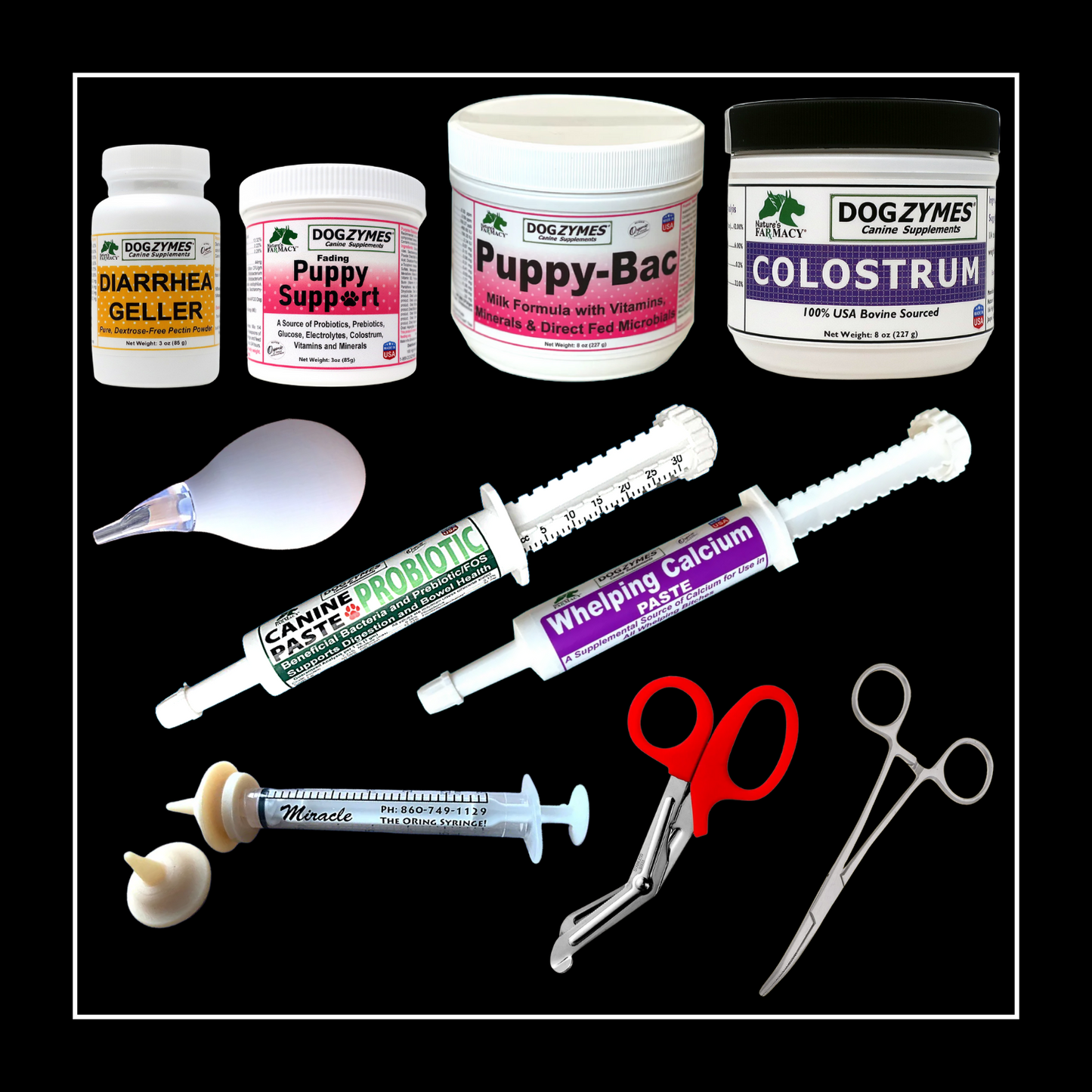 Canine clearance whelping supplies